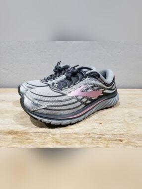 BROOKS Women's Ghost 15 Running Shoes (9.5M) Gray/Silver/Rose